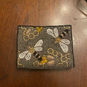 Beaded Bee Design wallet